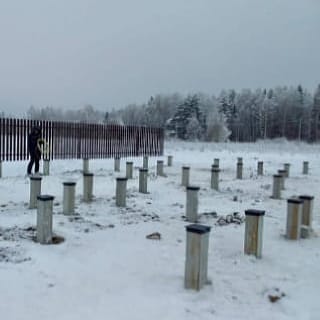 Фундаменты на забивных ЖБ сваях